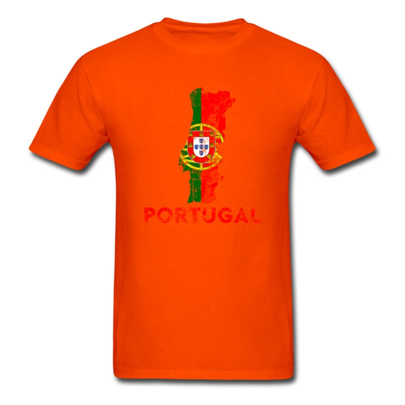 Men's Portugal Soccer Jersey Shirt Flag T-Shirt