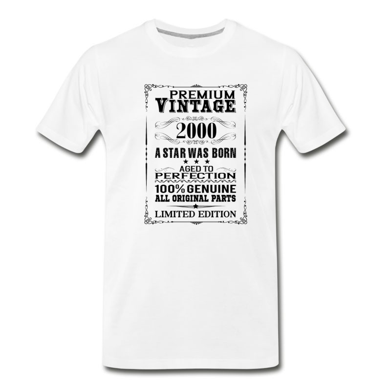 Men's PREMIUM VINTAGE 2000 T-Shirt