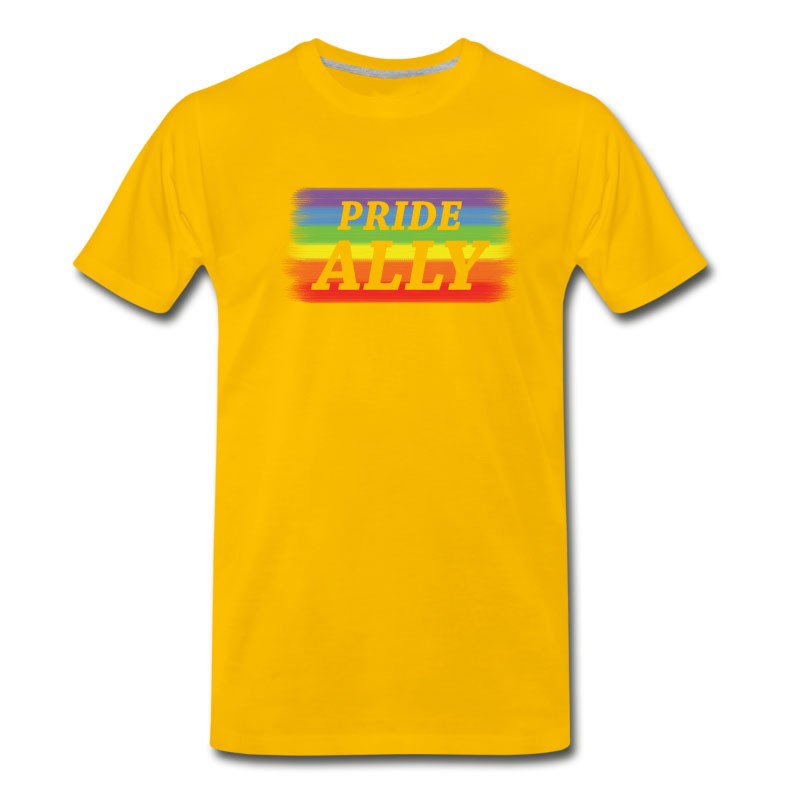 Men's Pride Ally Gay Lesbian LGBT Pride T Shirt T-Shirt