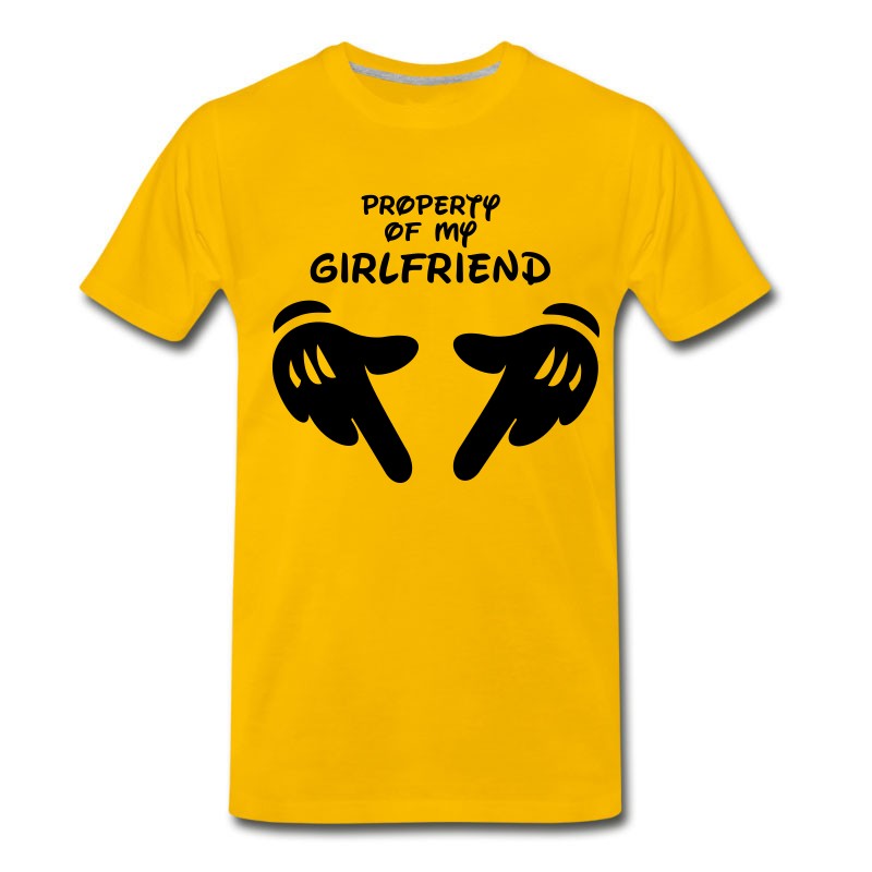 Men's Property_of_my_girlfriend T-Shirt