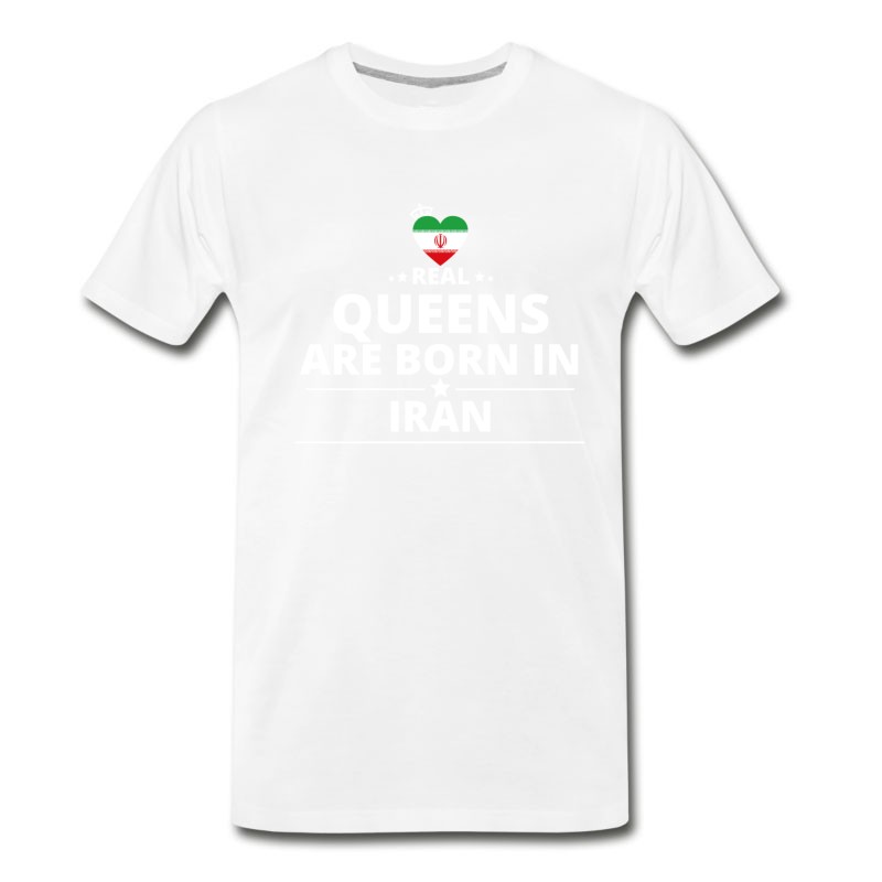 Men's Queens From Geschenk I Love IRAN T-Shirt