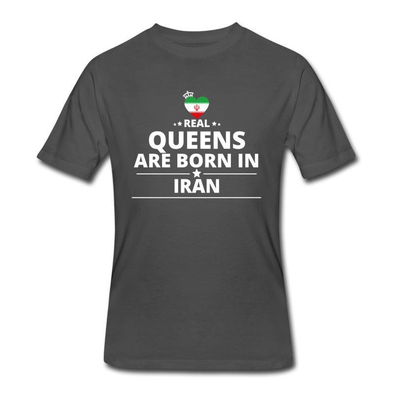 Men's Queens From Geschenk I Love IRAN T-Shirt