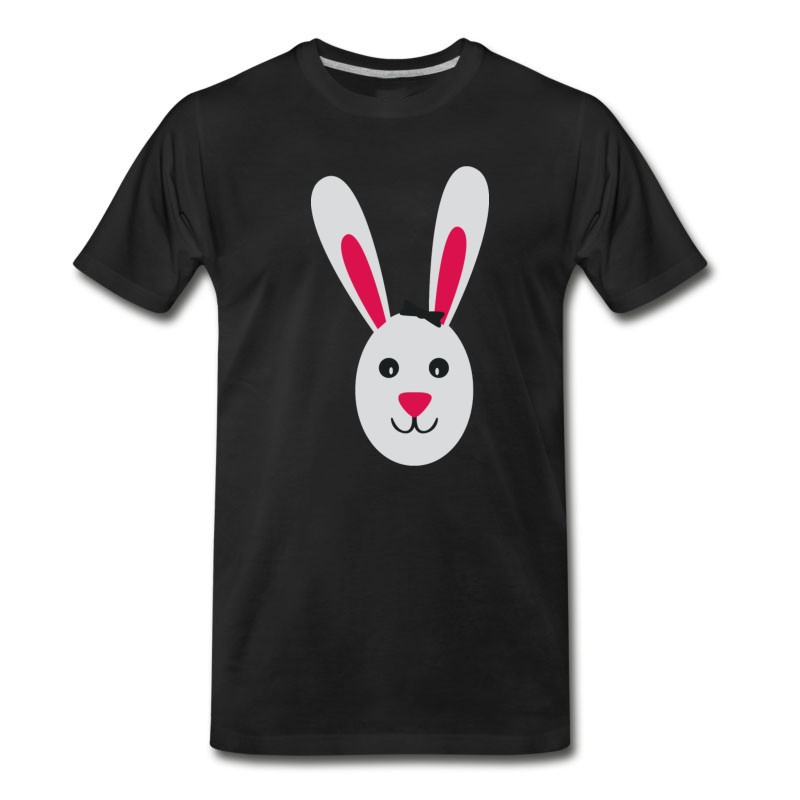 Men's Rabbit With Bow T-Shirt