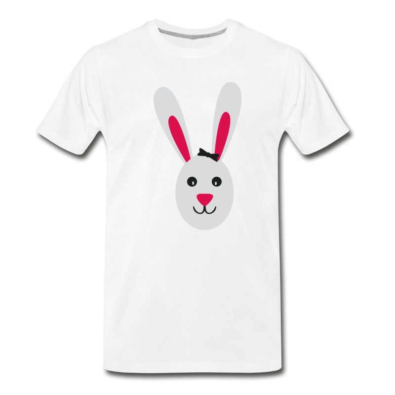 Men's Rabbit With Bow T-Shirt