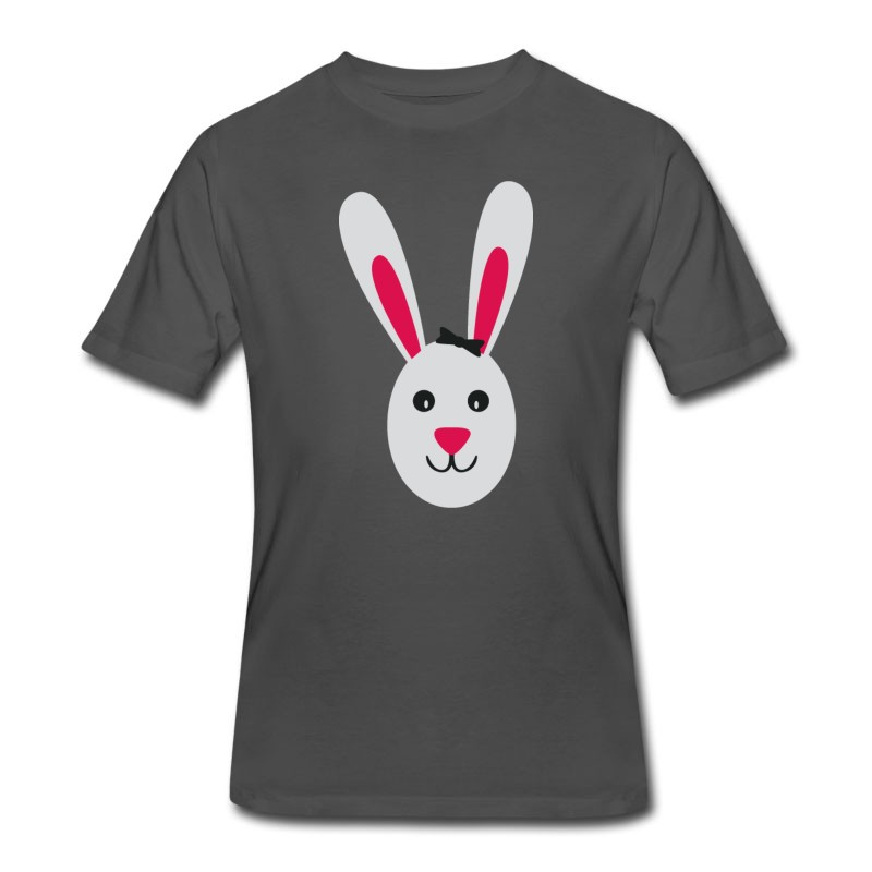 Men's Rabbit With Bow T-Shirt