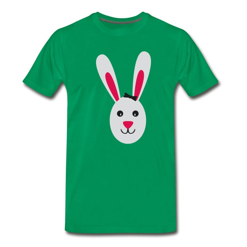 Men's Rabbit With Bow T-Shirt