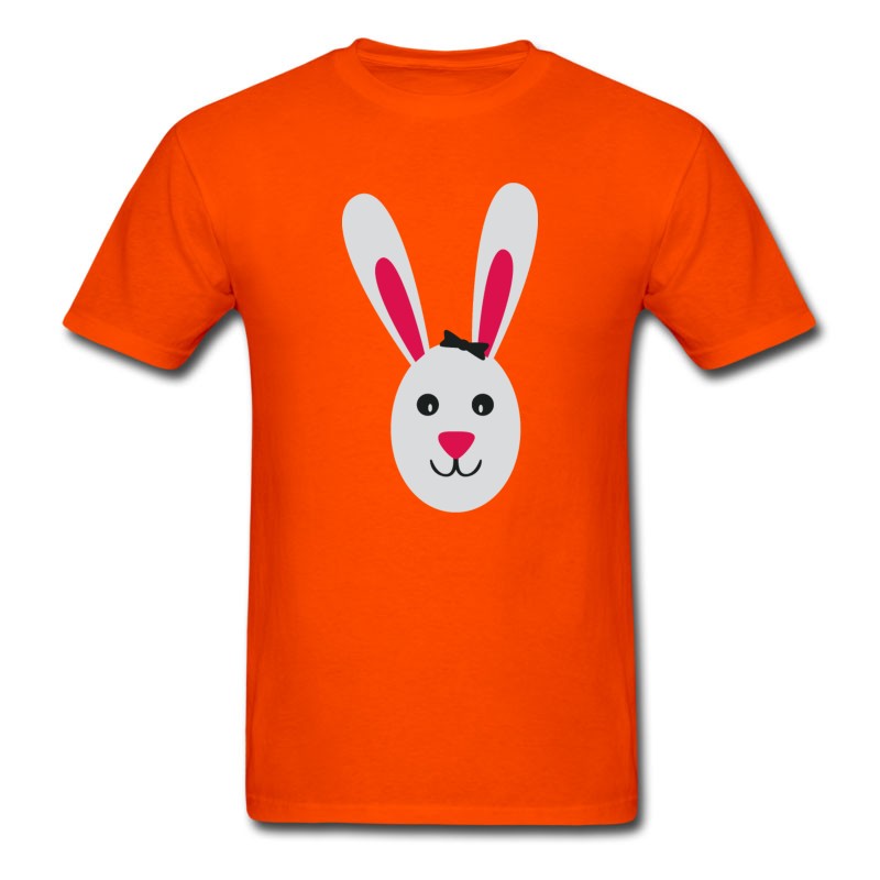 Men's Rabbit With Bow T-Shirt