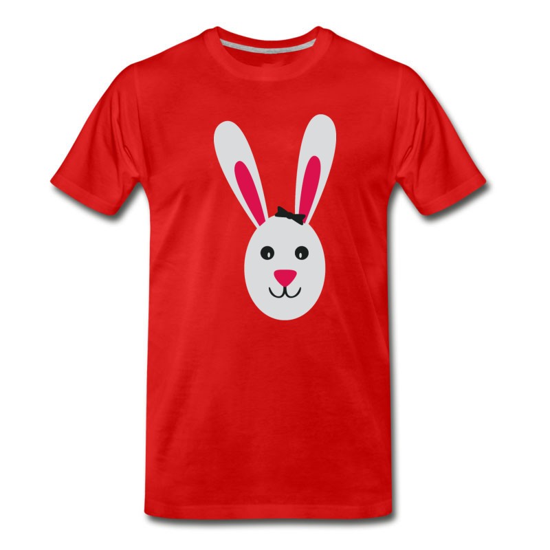 Men's Rabbit With Bow T-Shirt