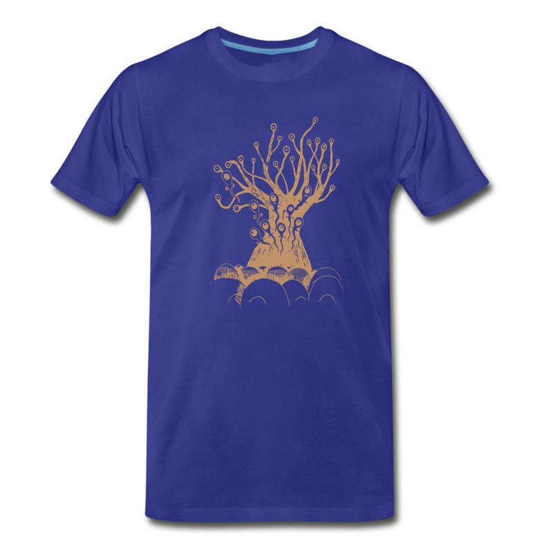 Men's Radiohead Tree Charcoal Grey T-Shirt