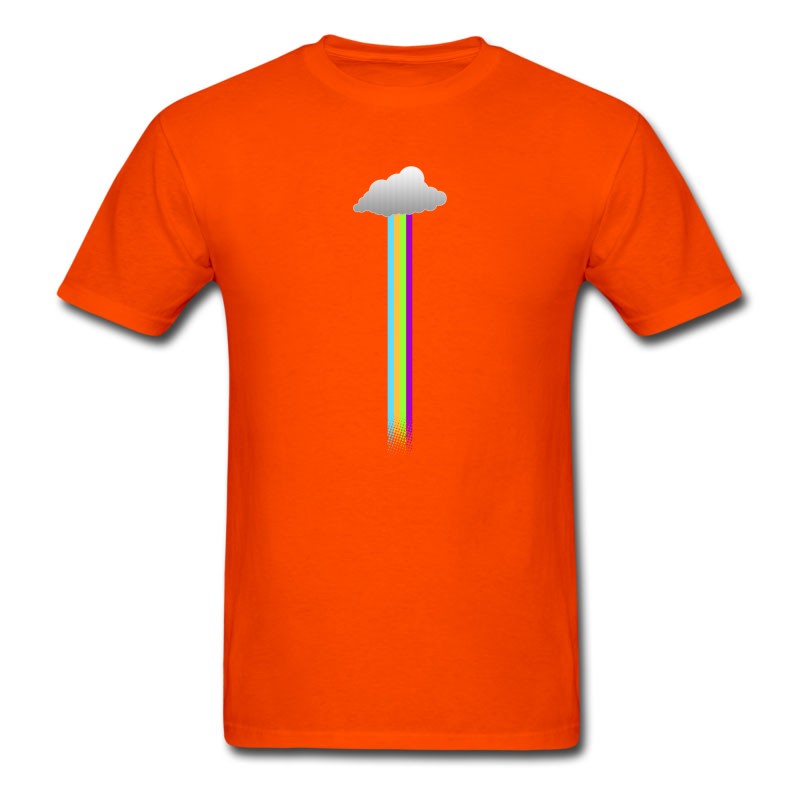 Men's Rainbow Cloud T-Shirt