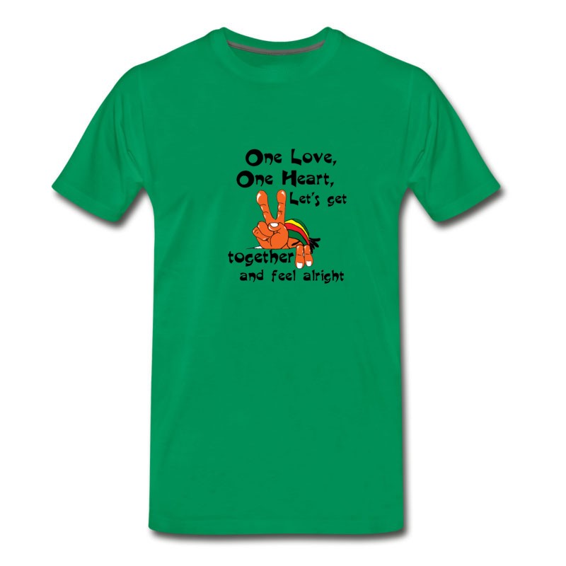 Men's Rasta Peace Symbol T-Shirt