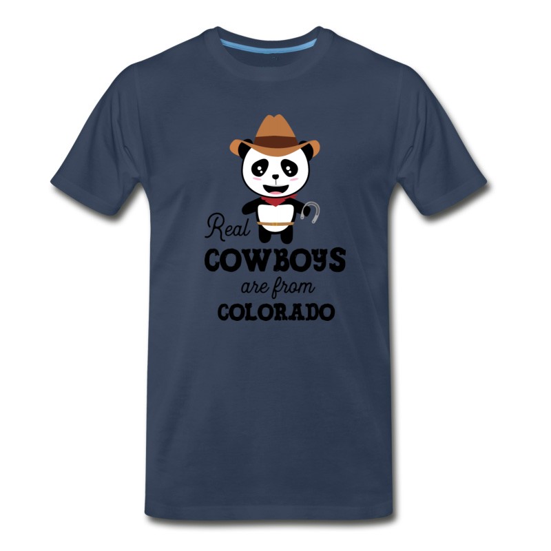 Men's Real Cowboys Are From Colorado Gift T-Shirt