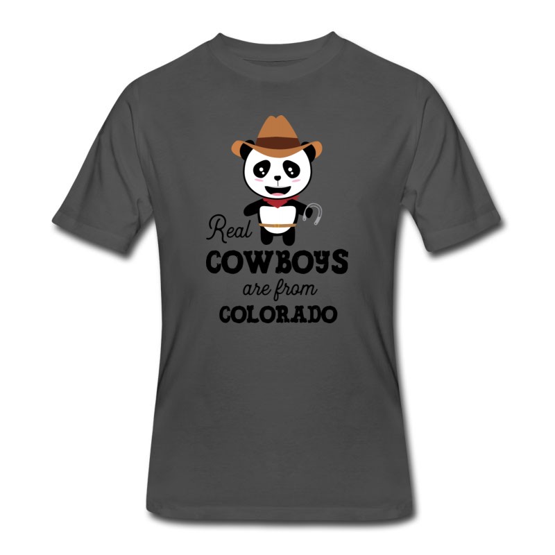 Men's Real Cowboys Are From Colorado Gift T-Shirt