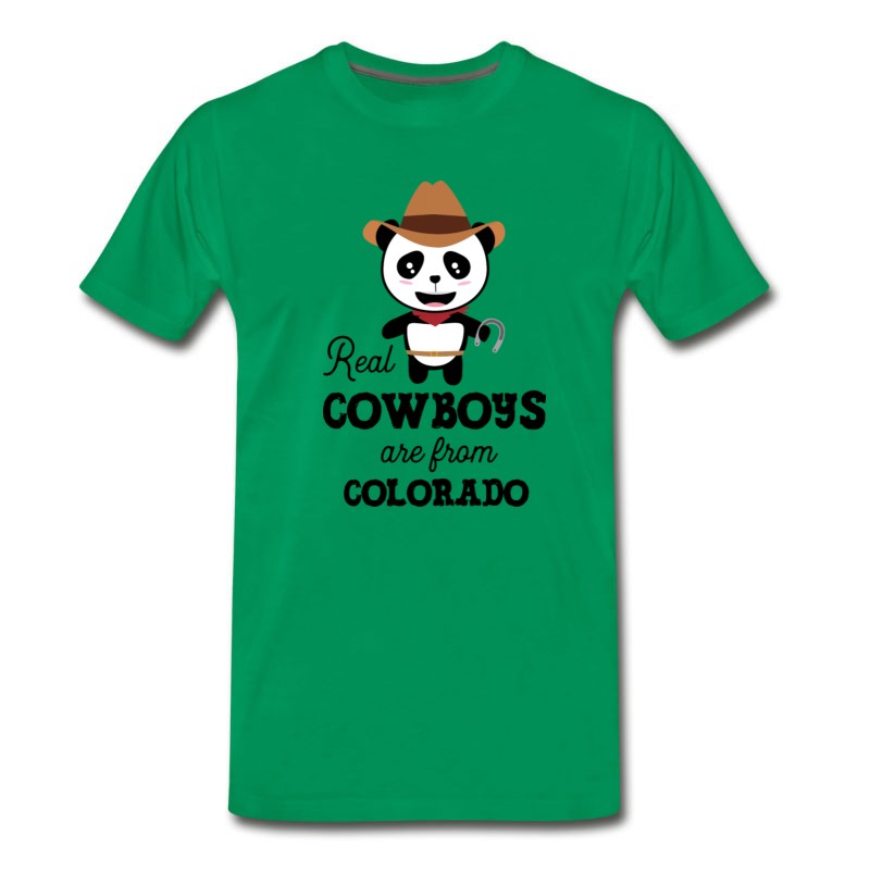 Men's Real Cowboys Are From Colorado Gift T-Shirt