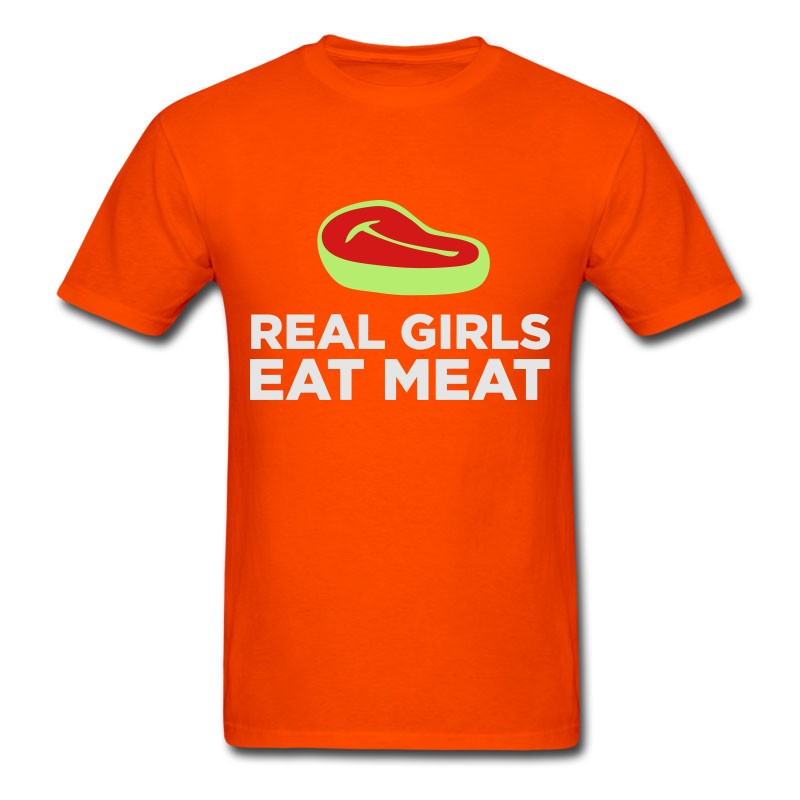 Men's Real Girls Eat Meat! T-Shirt