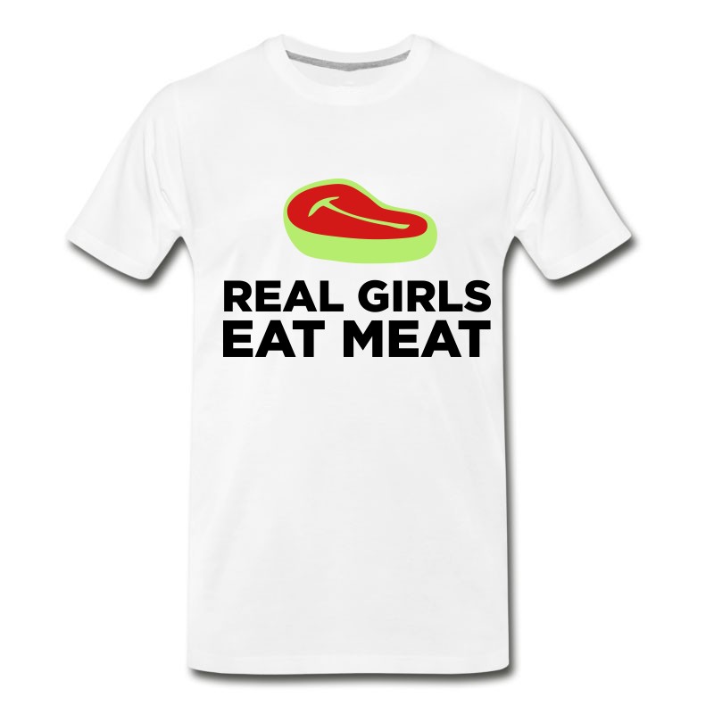 Men's Real Girls Eat Meat T-Shirt