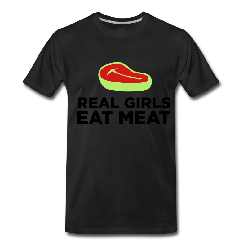 Men's Real Girls Eat Meat T-Shirt