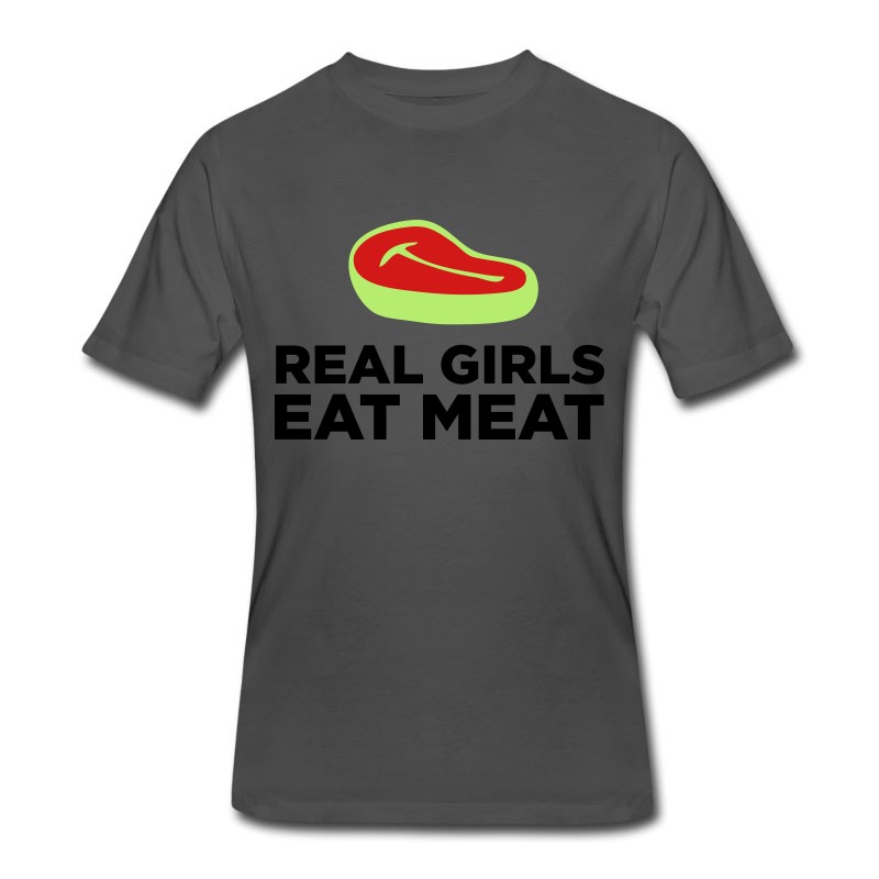 Men's Real Girls Eat Meat T-Shirt