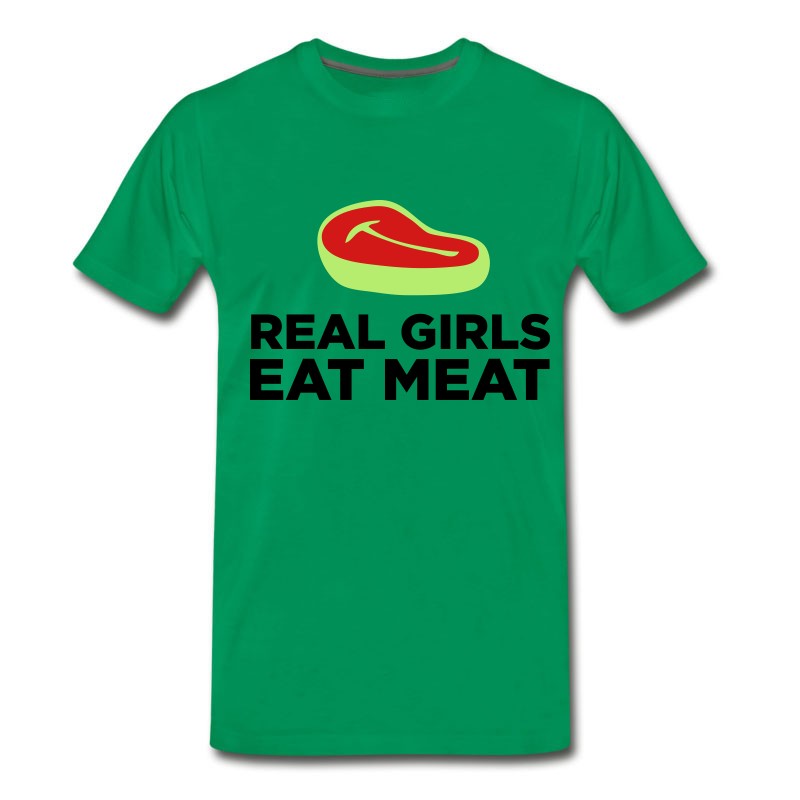 Men's Real Girls Eat Meat T-Shirt