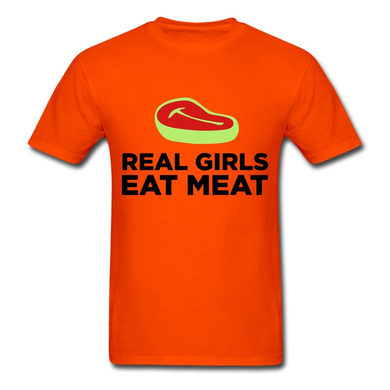 Men's Real Girls Eat Meat T-Shirt