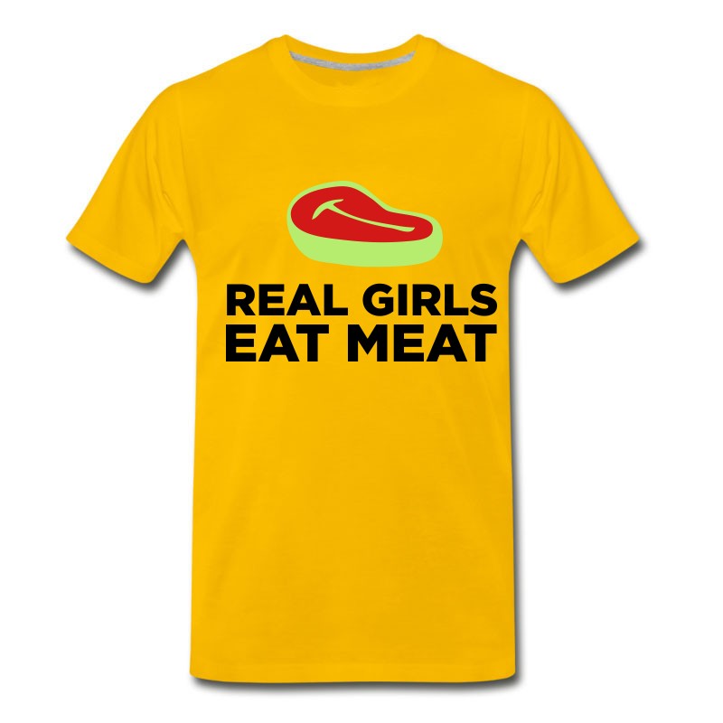 Men's Real Girls Eat Meat T-Shirt