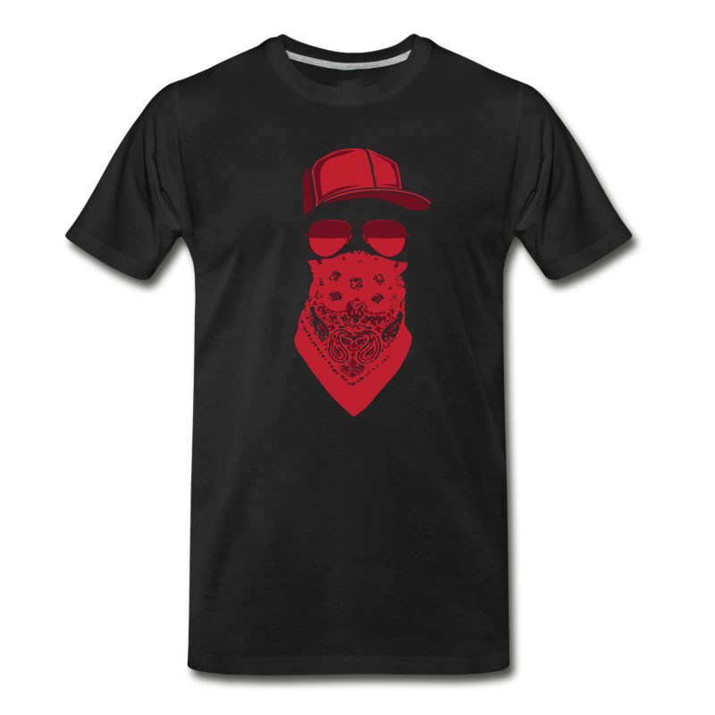 Men's Red Blood Gang Member T-Shirt