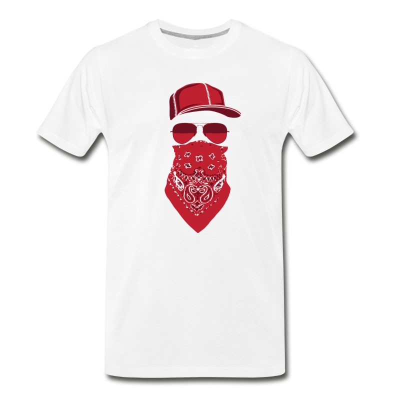 Men's Red Blood Gang Member T-Shirt