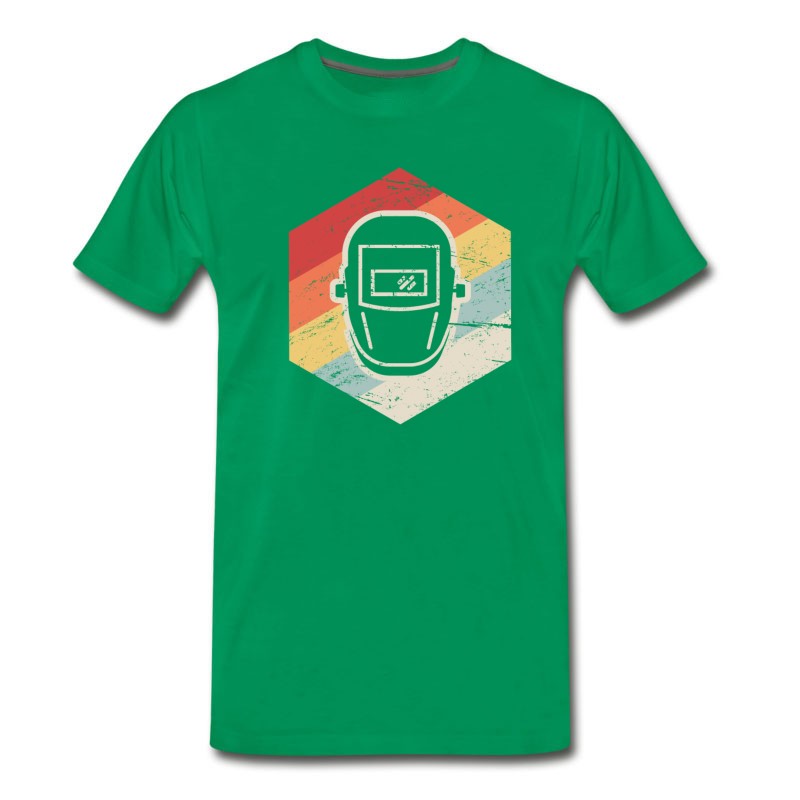 Men's Retro 70s Welder Icon T-Shirt