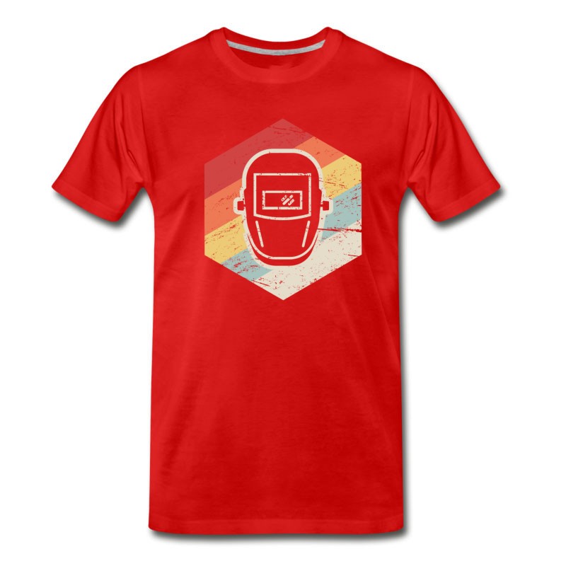 Men's Retro 70s Welder Icon T-Shirt