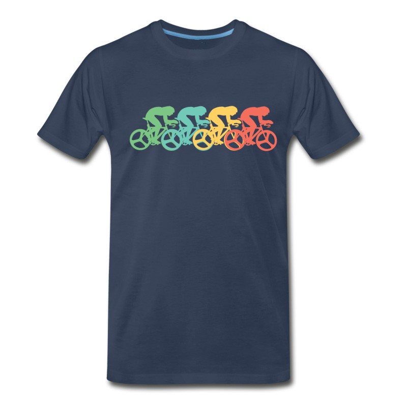 Men's Retro Cycling Pop Art T-Shirt