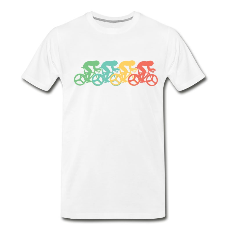 Men's Retro Cycling Pop Art T-Shirt