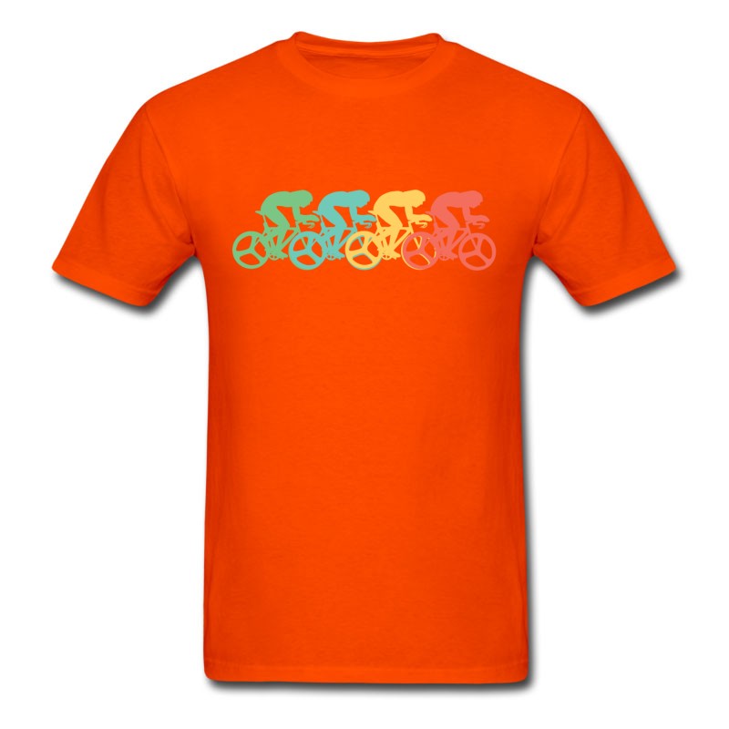 Men's Retro Cycling Pop Art T-Shirt