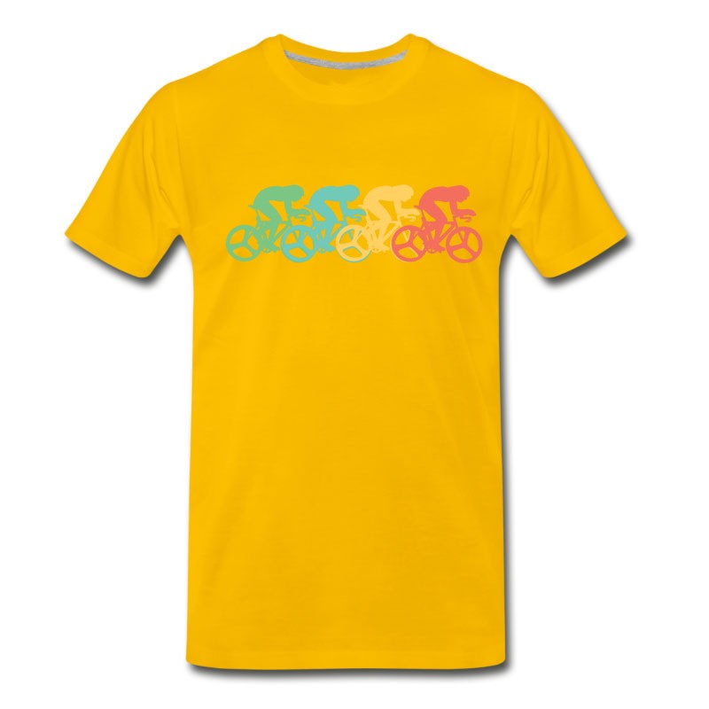 Men's Retro Cycling Pop Art T-Shirt