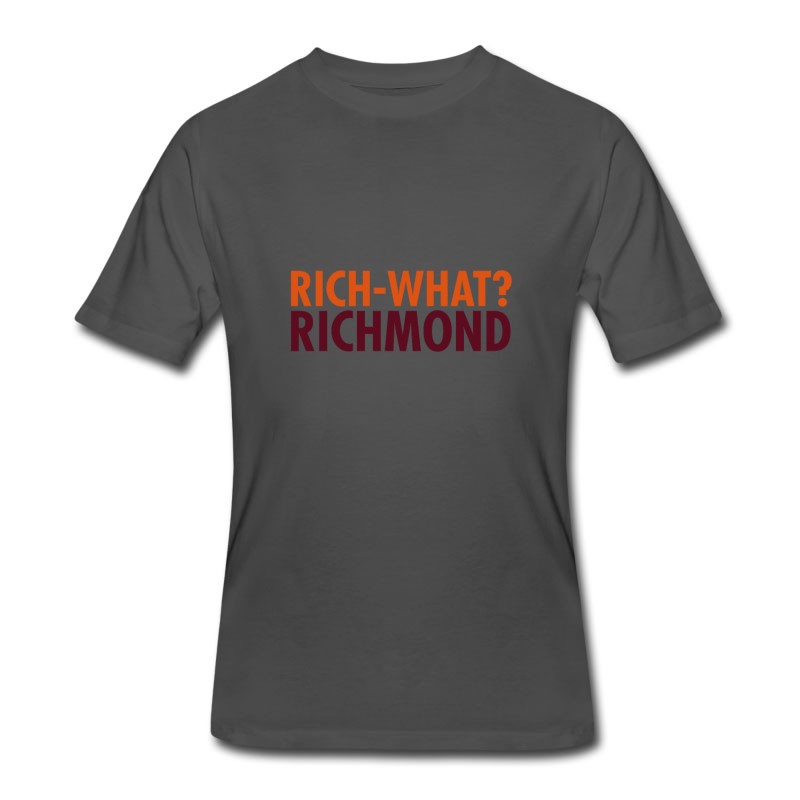 Men's Rich- What? Richmond - Basketball Statement Design T-Shirt