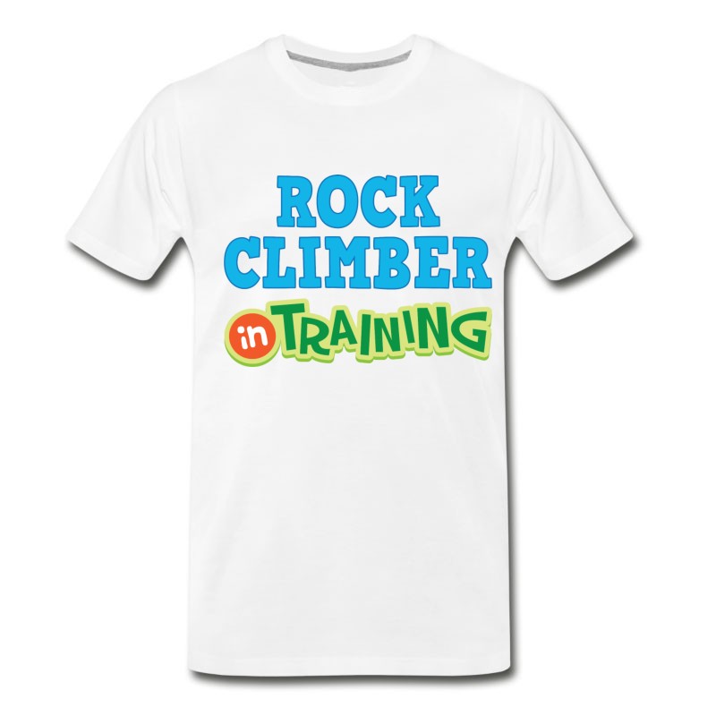 Men's Rock Climber In Training T-Shirt