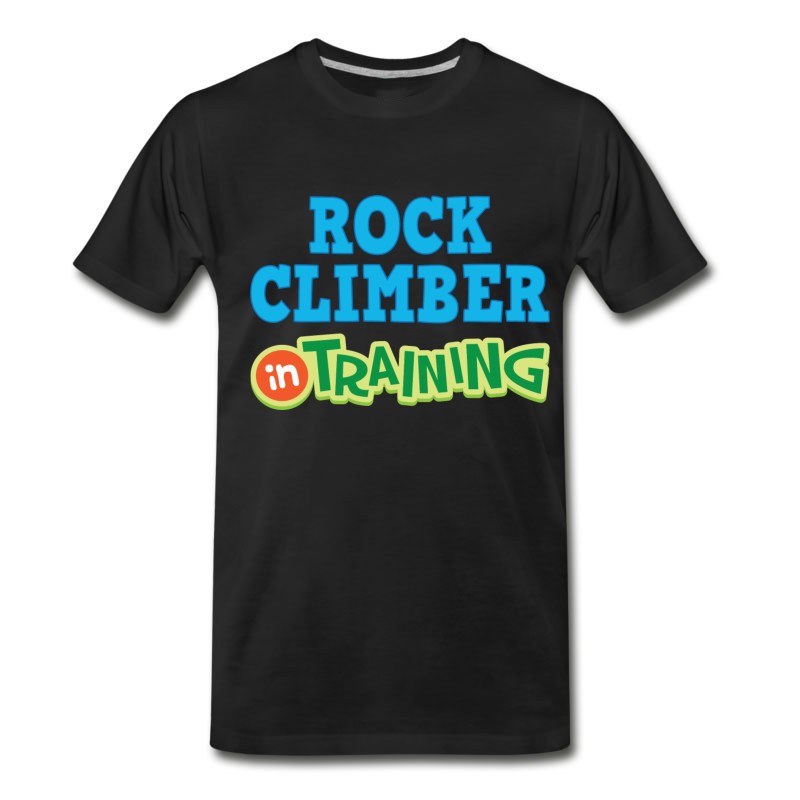 Men's Rock Climber In Training T-Shirt