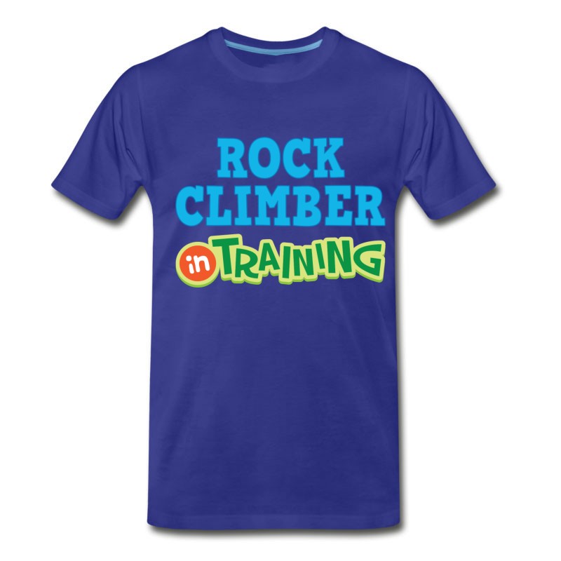 Men's Rock Climber In Training T-Shirt