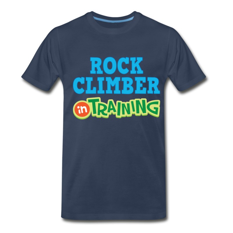 Men's Rock Climber In Training T-Shirt