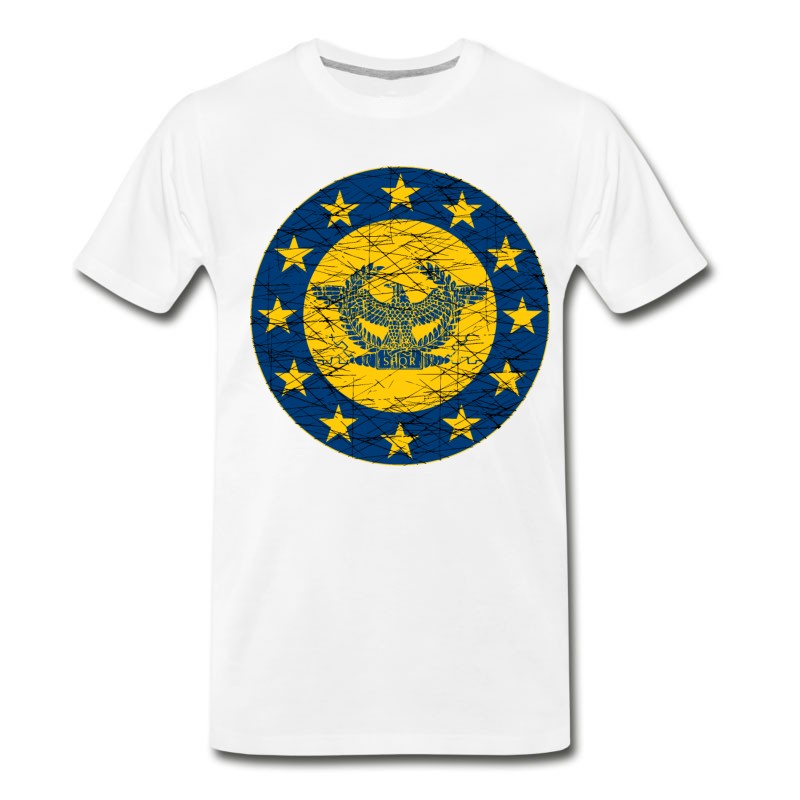 Men's Roman Standard And The EU Flag T-Shirt