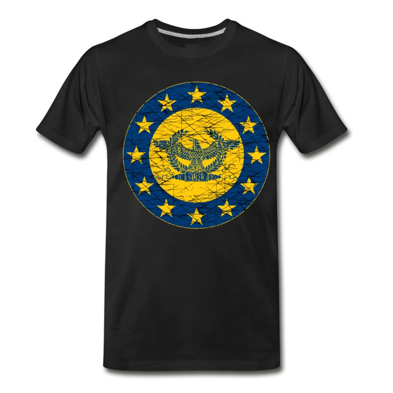 Men's Roman Standard And The EU Flag T-Shirt