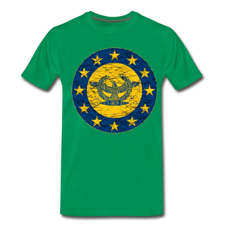 Men's Roman Standard And The EU Flag T-Shirt