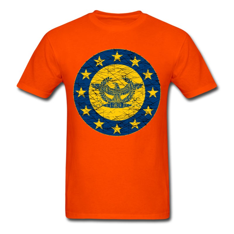 Men's Roman Standard And The EU Flag T-Shirt