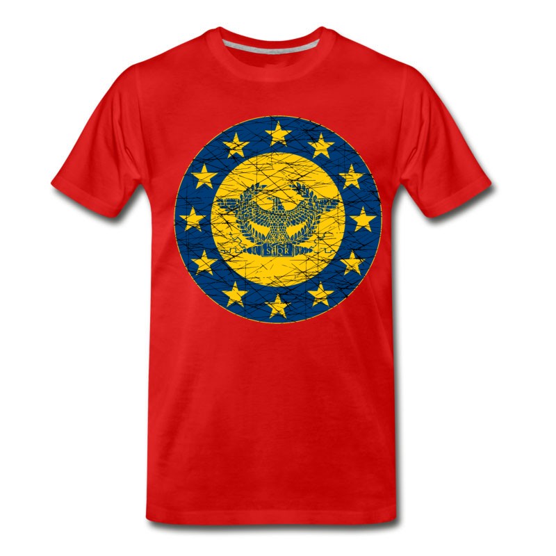 Men's Roman Standard And The EU Flag T-Shirt