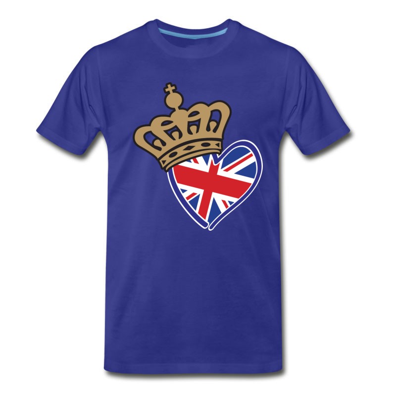 Men's Royal England Union Jack T-Shirt