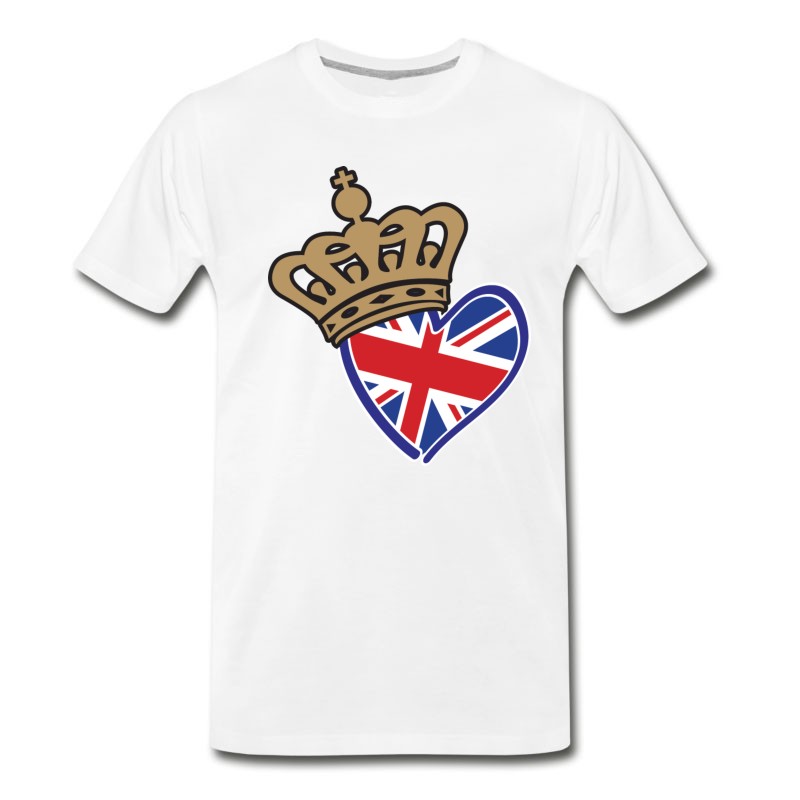 Men's Royal England Union Jack T-Shirt