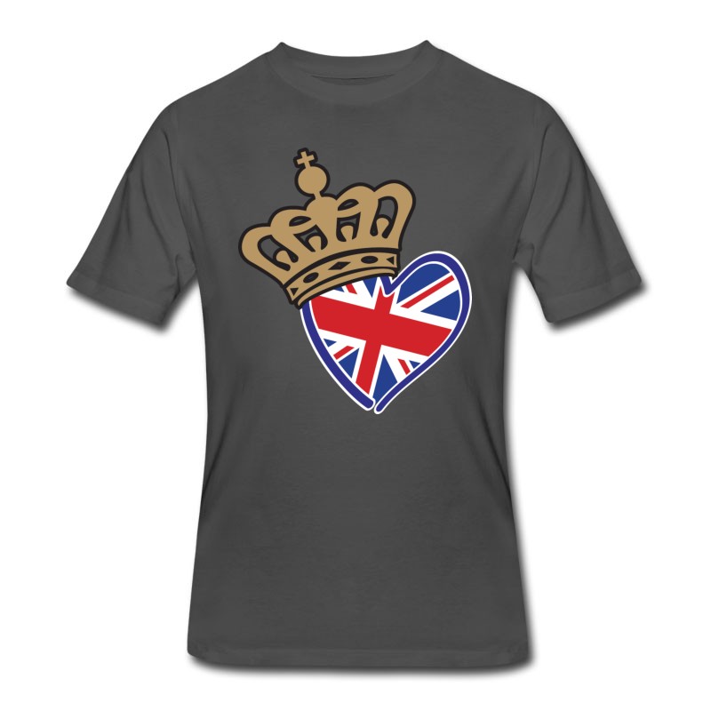 Men's Royal England Union Jack T-Shirt