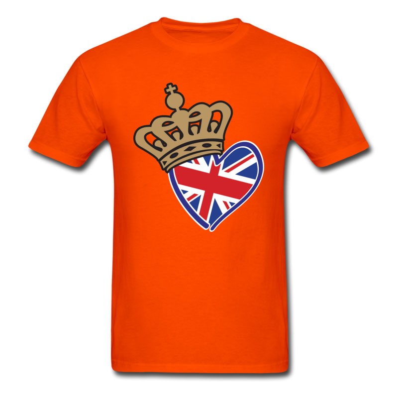 Men's Royal England Union Jack T-Shirt