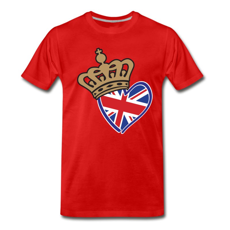 Men's Royal England Union Jack T-Shirt