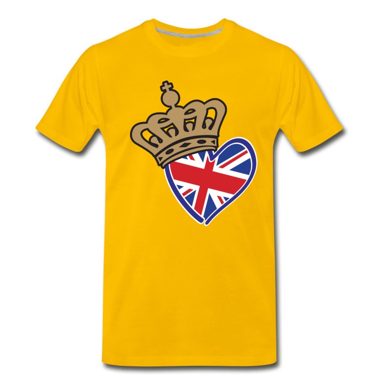 Men's Royal England Union Jack T-Shirt