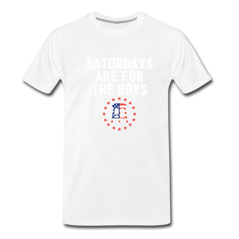 Men's Saturdays Are For The Boys T Shirt Funny Drinking T-Shirt